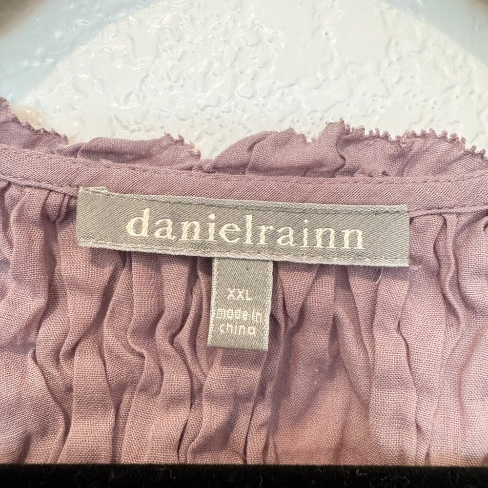 Daniel Rainn Evelyn Flutter Sleeve Blouse Size XXL - Picture 8 of 11